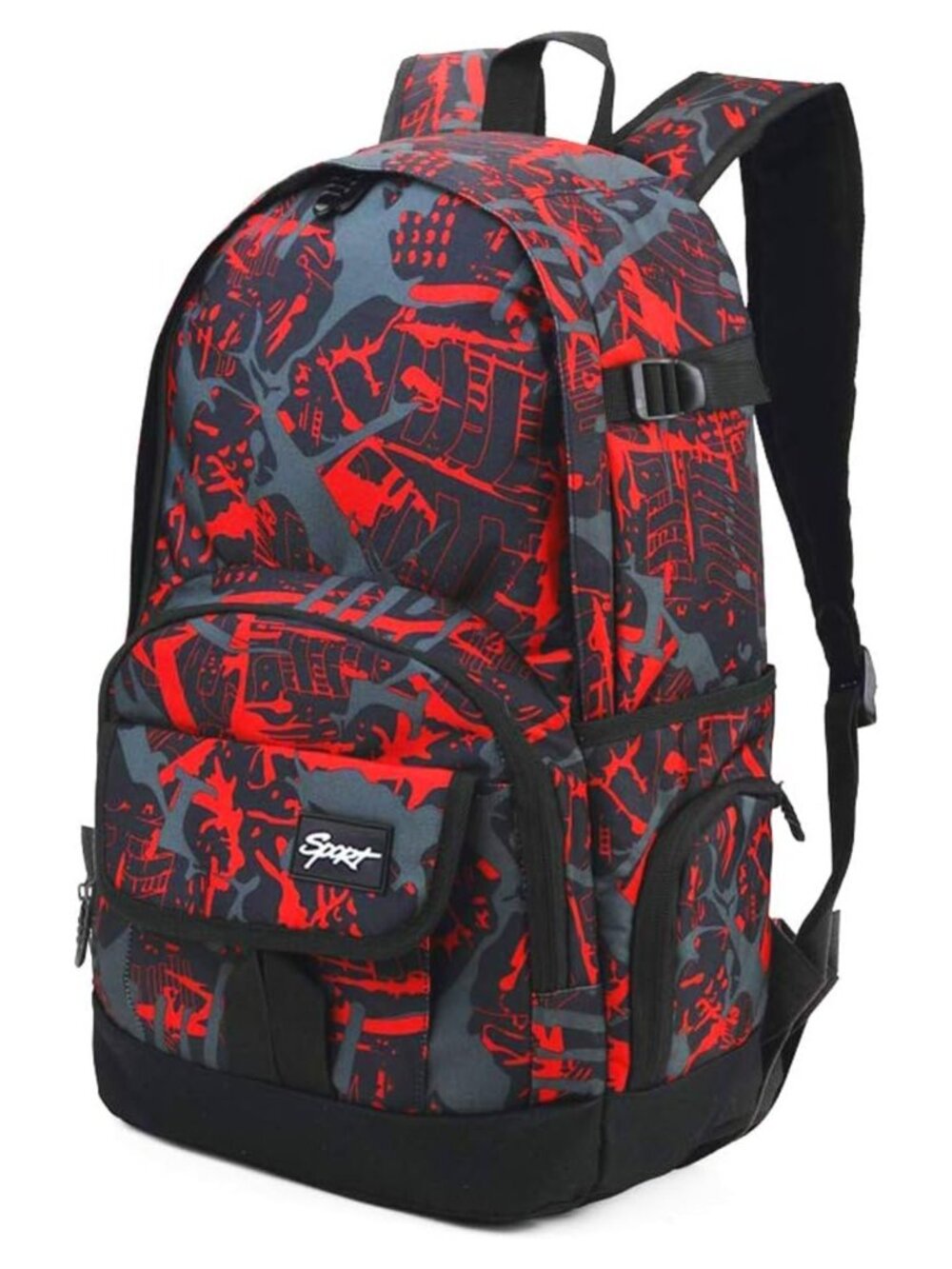 Lightweight Nylon School Laptop Backpack, 25L, 15.6" Sleeve